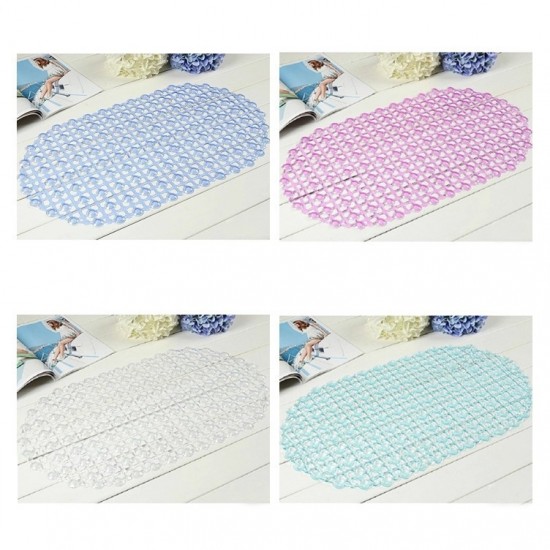 7 PCS Waterdrop Bathroom Mat with Suction Cup Massage Foot Mat Bathtub Anti slip Mat Transparent Green 7 PCS Waterdrop Bathroom Mat with Suction Cup Massage Foot Mat Bathtub Anti slip Mat Transparent Green