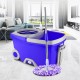 Rotating Double Drive Mop Household Hand Pressing Mop Bucket with Tow mop Head Purple Rotating Double Drive Mop Household Hand Pressing Mop Bucket with Tow mop Head Purple