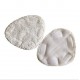 2 PCS Microfiber Steam Mop Cloth Cover Mop Pad Replacement Triangle Cloth for Sienna Steam Mop White 2 PCS Microfiber Steam Mop Cloth Cover Mop Pad Replacement Triangle Cloth for Sienna Steam Mop White