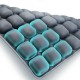 Air Cushion 3D Airbag Breathable Office Beautiful Buttocks Cushion Decompression Massage Cushion Water Dual Use Gray Air Cushion 3D Airbag Breathable Office Beautiful Buttocks Cushion Decompression Massage Cushion Water Dual Use Gray