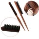 Natural Wood Treated Bristle Comb Hair Styling Tool Pointed Comb 24X3cm Natural Wood Treated Bristle Comb Hair Styling Tool Pointed Comb 24X3cm