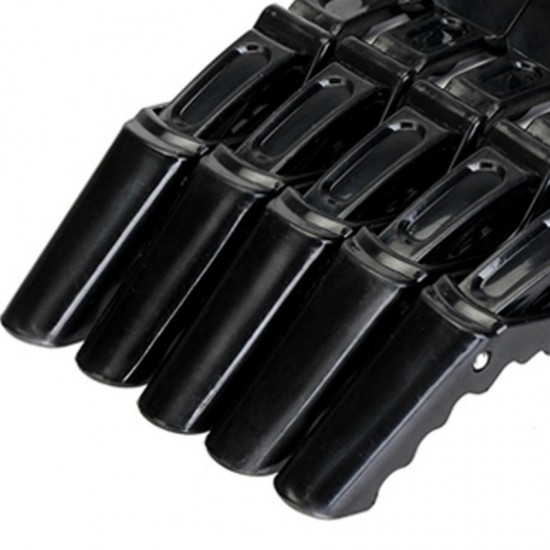 6 PCS Hair Not Easy to Slip off Hair Salon Barber Shop Style Partition Special Clip Hair Tools Black 6 PCS Hair Not Easy to Slip off Hair Salon Barber Shop Style Partition Special Clip Hair Tools Black