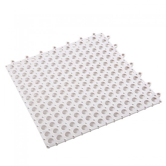 4 PCS Bathroom Anti Slip Mat Shower Room Splicing Ground Pad Size 30x30cm White 4 PCS Bathroom Anti Slip Mat Shower Room Splicing Ground Pad Size 30x30cm White