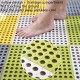 4 PCS Bathroom Anti Slip Mat Shower Room Splicing Ground Pad Size 30x30cm Yellow 4 PCS Bathroom Anti Slip Mat Shower Room Splicing Ground Pad Size 30x30cm Yellow