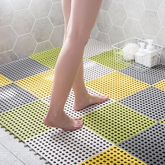 4 PCS Bathroom Anti Slip Mat Shower Room Splicing Ground Pad Size 30x30cm White 4 PCS Bathroom Anti Slip Mat Shower Room Splicing Ground Pad Size 30x30cm White
