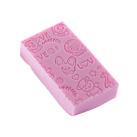 3PC Bath Sponge Body Dead Skin Remover Exfoliating Massager Cleaning Shower Brush Lace Printed Scrub Sponge For Kids Adults 3PC Bath Sponge Body Dead Skin Remover Exfoliating Massager Cleaning Shower Brush Lace Printed Scrub Sponge For Kids Adults